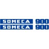 JEU AUTOCOLLANTS  SOMECA 900