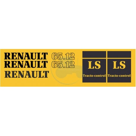 JEU AUTOCOLLANTS RENAULT 65.12LS