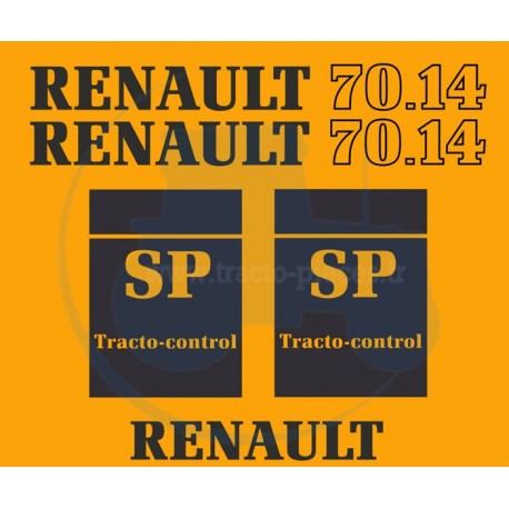 JEU AUTOCOLLANTS RENAULT 70.14SP