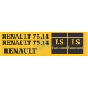 JEU AUTOCOLLANTS RENAULT 75.14LS