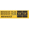 JEU AUTOCOLLANTS RENAULT 75.14LS