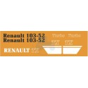 JEU AUTOCOLLANTS RENAULT 103.52 TX