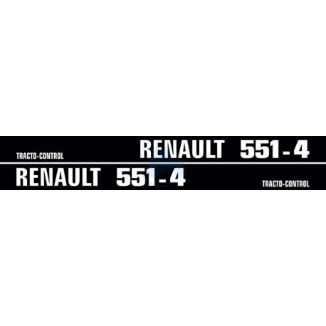 JEU AUTOCOLLANTS RENAULT 551