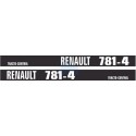 JEU AUTOCOLLANTS RENAULT 781