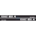 JEU AUTOCOLLANTS RENAULT 851