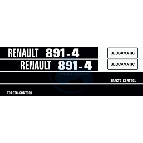 JEU AUTOCOLLANTS RENAULT 891