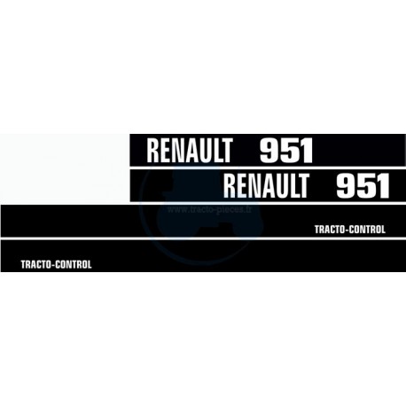 JEU AUTOCOLLANTS RENAULT 891