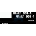 JEU AUTOCOLLANTS RENAULT 951