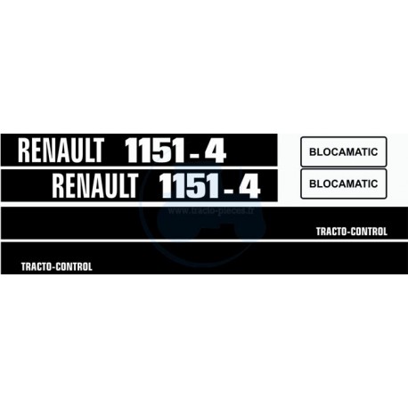 JEU AUTOCOLLANTS RENAULT 981-4