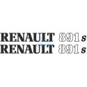 JEU AUTOCOLLANTS RENAULT 851 S