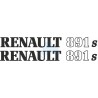 JEU AUTOCOLLANTS RENAULT 851 S