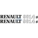 JEU AUTOCOLLANTS RENAULT 891 S