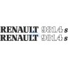 JEU AUTOCOLLANTS RENAULT 891 S