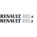 JEU AUTOCOLLANTS RENAULT 891 S