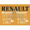 JEU AUTOCOLLANTS RENAULT 103.14 TX