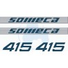 JEU AUTOCOLLANTS  SOMECA 315