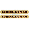 JEU AUTOCOLLANTS  SOMECA SOM 25 D