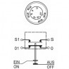 BOUTON POUSSOIR pour tracteurs CASE IH 