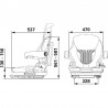 SIEGE PRIMO XM TISSU MATRIX 1101646