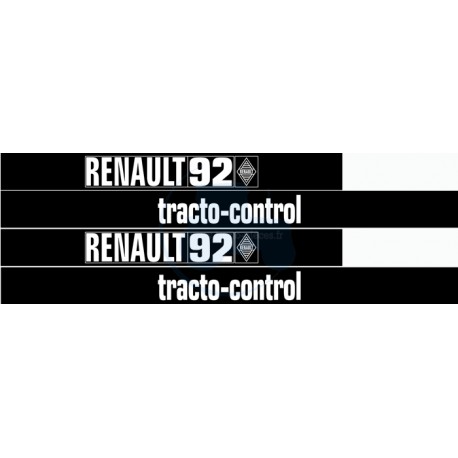 JEU AUTOCOLLANTS RENAULT 92