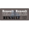 JEU AUTOCOLLANTS RENAULT 113.12 TS