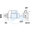 DEMARREUR REDUCTEUR 12V 4.2KW - 10Z