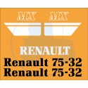 JEU AUTOCOLLANTS RENAULT 75-32 MS