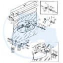 VERROUILLAGE DE VITRE LATERALE DROITE POUR CABINE SG2