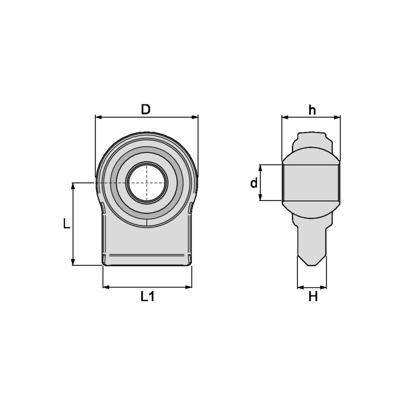 Séparateur rotules sphérique ouverture 28 mm