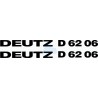 JEU AUTOCOLLANTS COTES CAPOT DEUTZ 40.06 NOIR