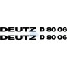 JEU AUTOCOLLANTS DEUTZ D 6806