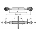 BARRE DE POUSSEE LG 300-350 CAT2 ROTULE-ROTULE