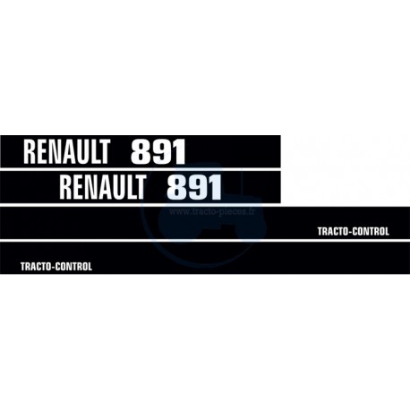 JEU AUTOCOLLANTS RENAULT 891