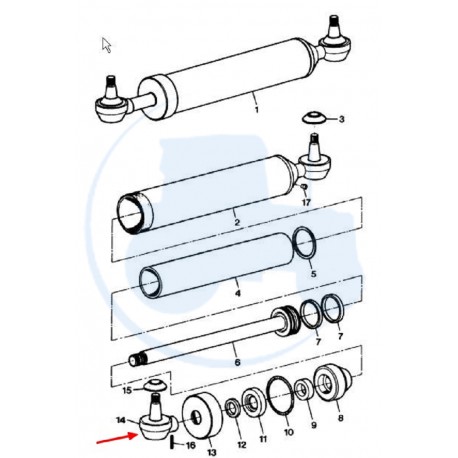 ROTULE VERIN DE DIRECTION Pour Tracteurs MASSEY FERGUSON rotule-verin-de-direction-pour-tracteurs-massey-ferguson