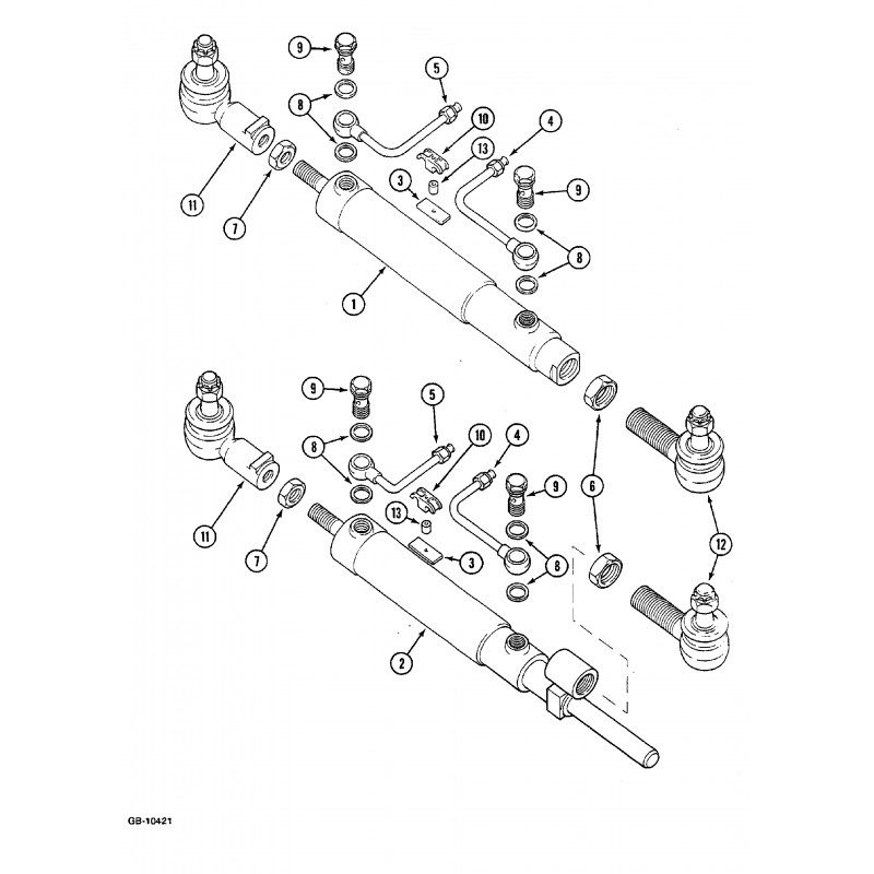 ROTULE DU VERIN DE DIRECTION pour tracteurs CASE IH - Tracto Pieces