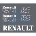 JEU AUTOCOLLANTS RENAULT 75.14RS