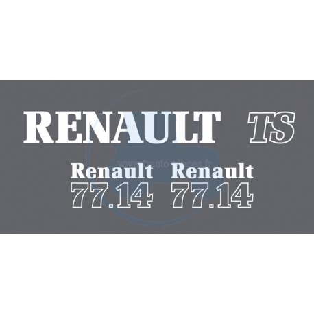 JEU AUTOCOLLANTS RENAULT 77.14TS