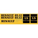 JEU AUTOCOLLANTS RENAULT 85.12 LS