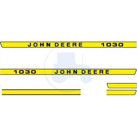 JEU AUTOCOLLANTS JOHN DEERE 1020