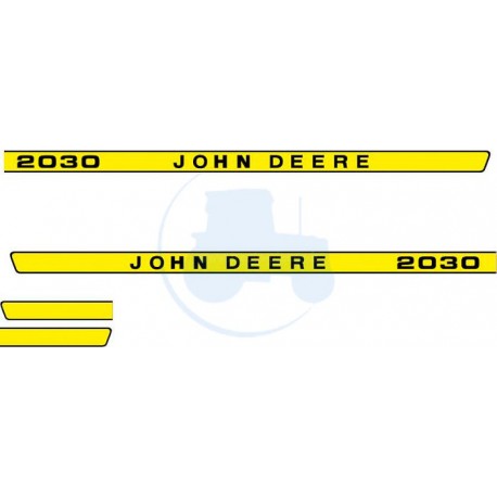 JEU AUTOCOLLANTS JOHN DEERE 2020