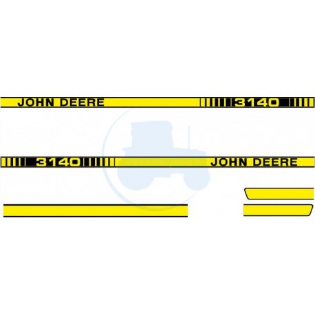 JEU AUTOCOLLANTS JOHN DEERE 3040