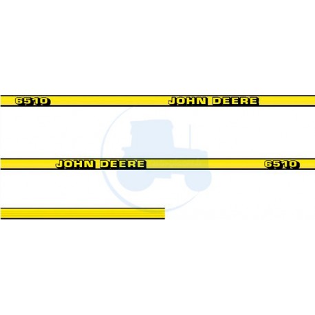 JEU AUTOCOLLANTS JOHN DEERE 6510