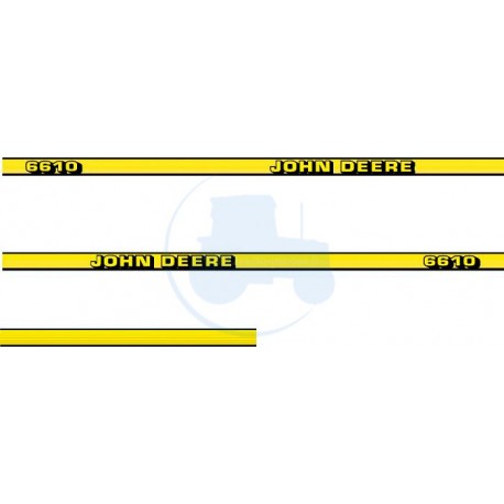 JEU AUTOCOLLANTS JOHN DEERE 6610