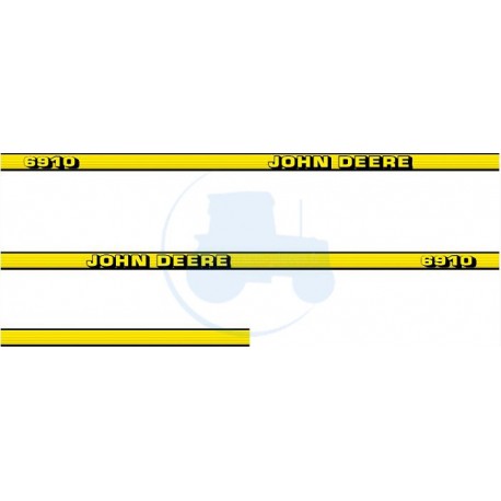 JEU AUTOCOLLANTS JOHN DEERE 6910