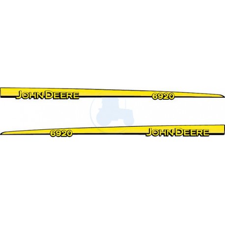 JEU AUTOCOLLANTS JOHN DEERE 6910S