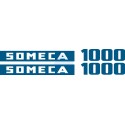 JEU AUTOCOLLANTS  SOMECA 1000