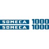 JEU AUTOCOLLANTS  SOMECA 1000