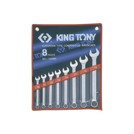 Trousse de clés mixtes longues et légères - 7 pièces - KING TONY