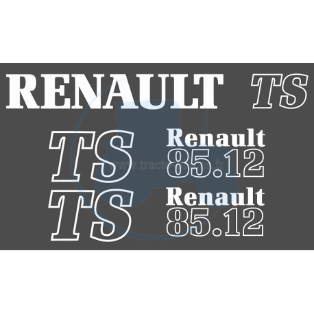 JEU AUTOCOLLANTS RENAULT...