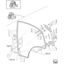 CHARNIERE DE PORTE DROITE POUR TRACTEURS CASE IH NEW HOLLAND & STEYR